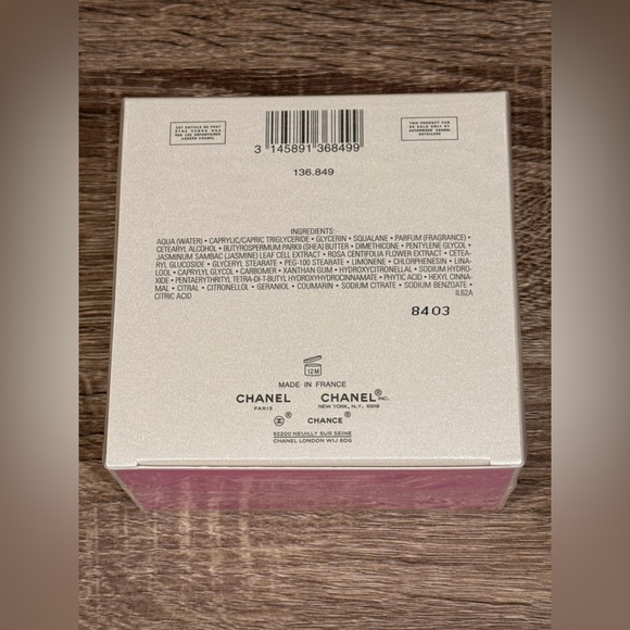 Chanel Chance Eau Fraîche Body Cream NIB - Picture 2 of 6